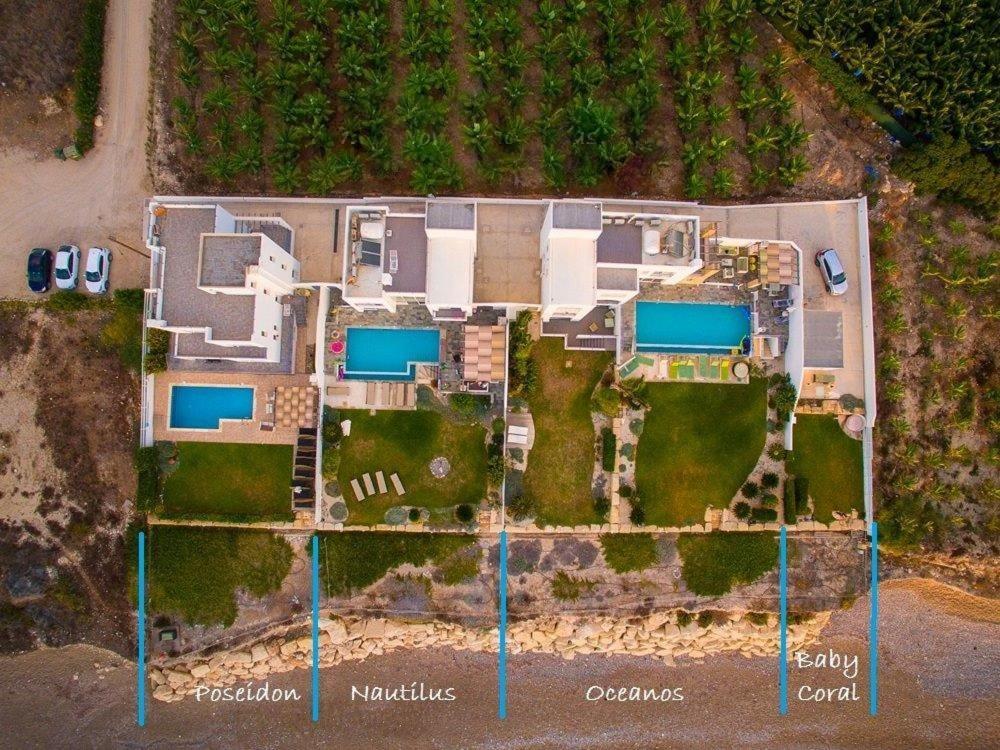 Blue Coral Beach Villas Three Exclusive Villas - Poseidon - Nautilus - Oceanos - And - Baby Coral Bungalow Golful Coralilor Exterior foto